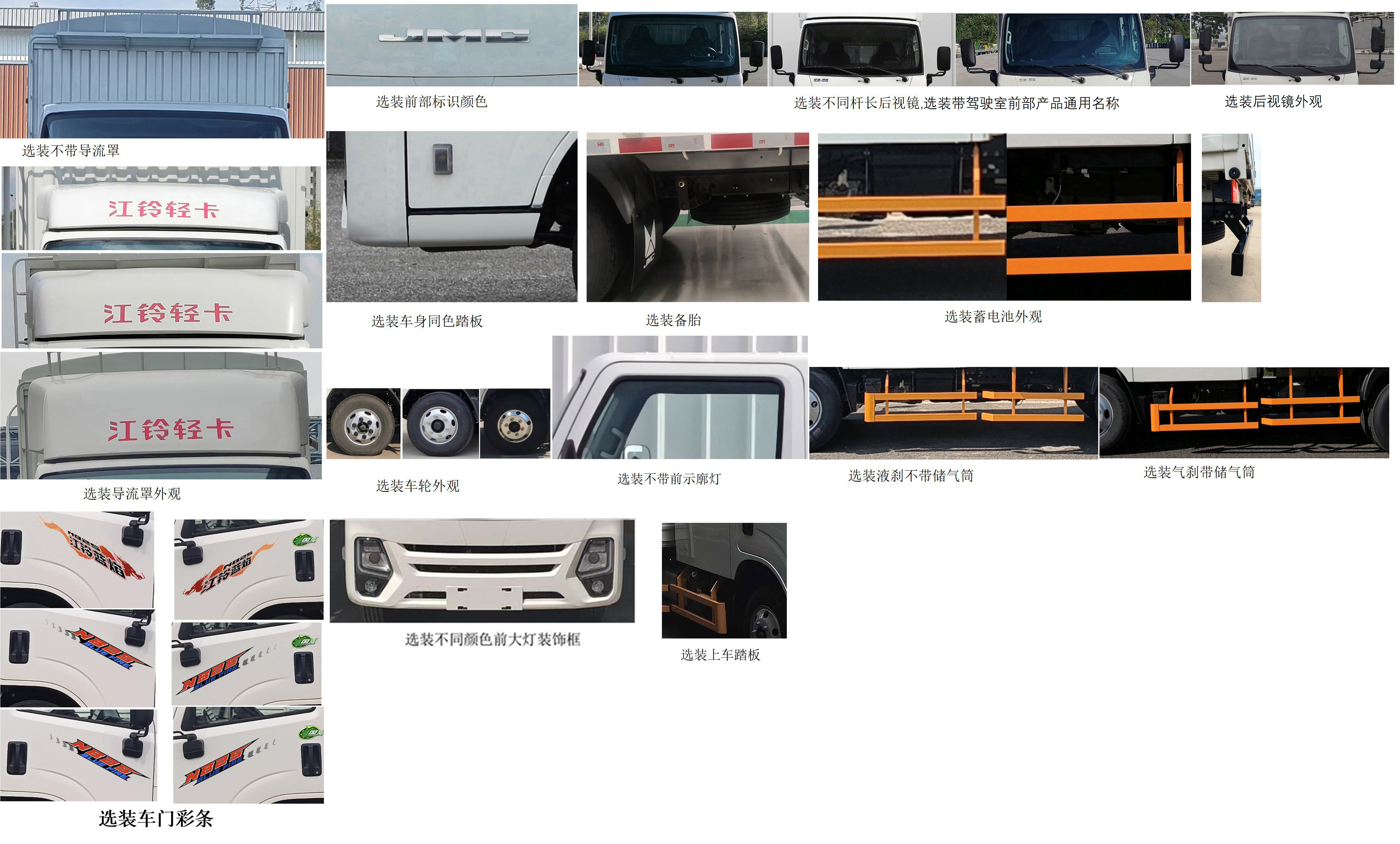 江铃牌JX5041CCYTSCM26仓栅式运输车公告图片