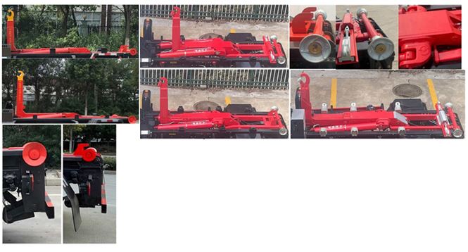 跃进牌SH5127ZXXVZHEVWZ8纯电动车厢可卸式垃圾车公告图片
