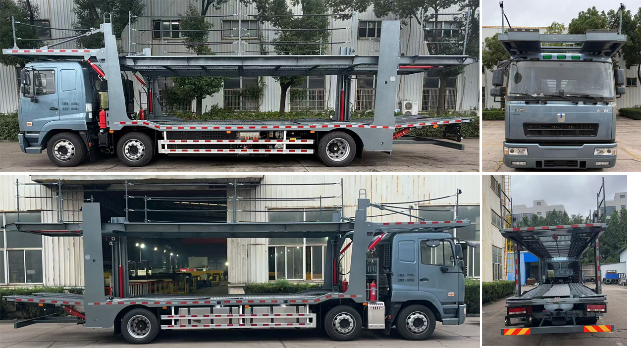 远程牌HN5250TCLMB45E2SHEVY甲醇插电式增程混合动力车辆运输车公告图片