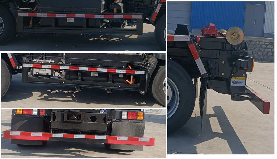 福田牌BJ5125ZXXEV2纯电动车厢可卸式垃圾车公告图片