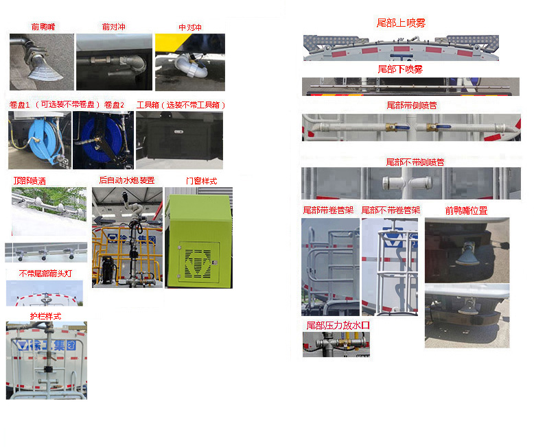 徐工牌XGH5180GPSBBEV純電動(dòng)綠化噴灑車公告圖片