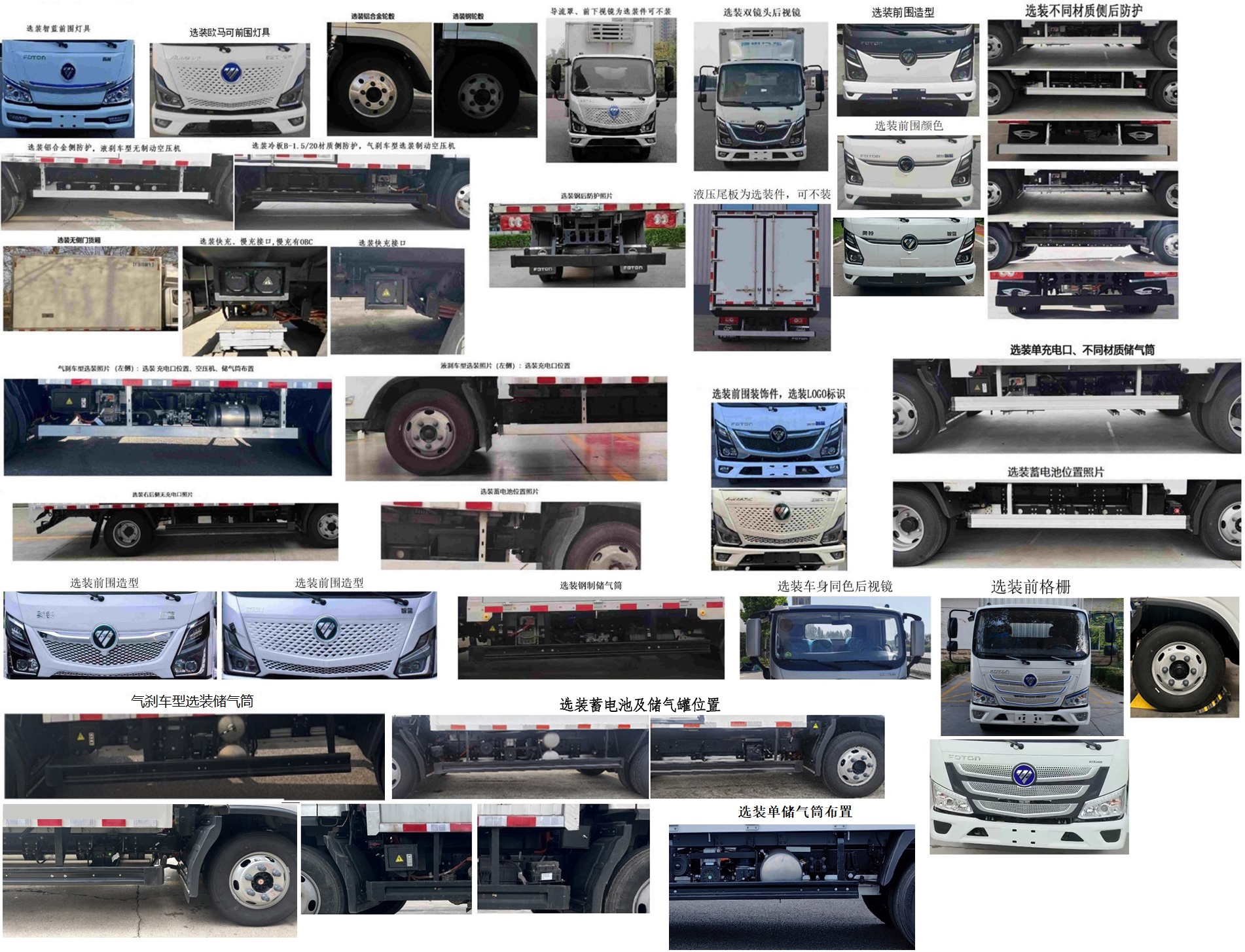 福田牌BJ5040XLCEVZ5純電動(dòng)冷藏車公告圖片