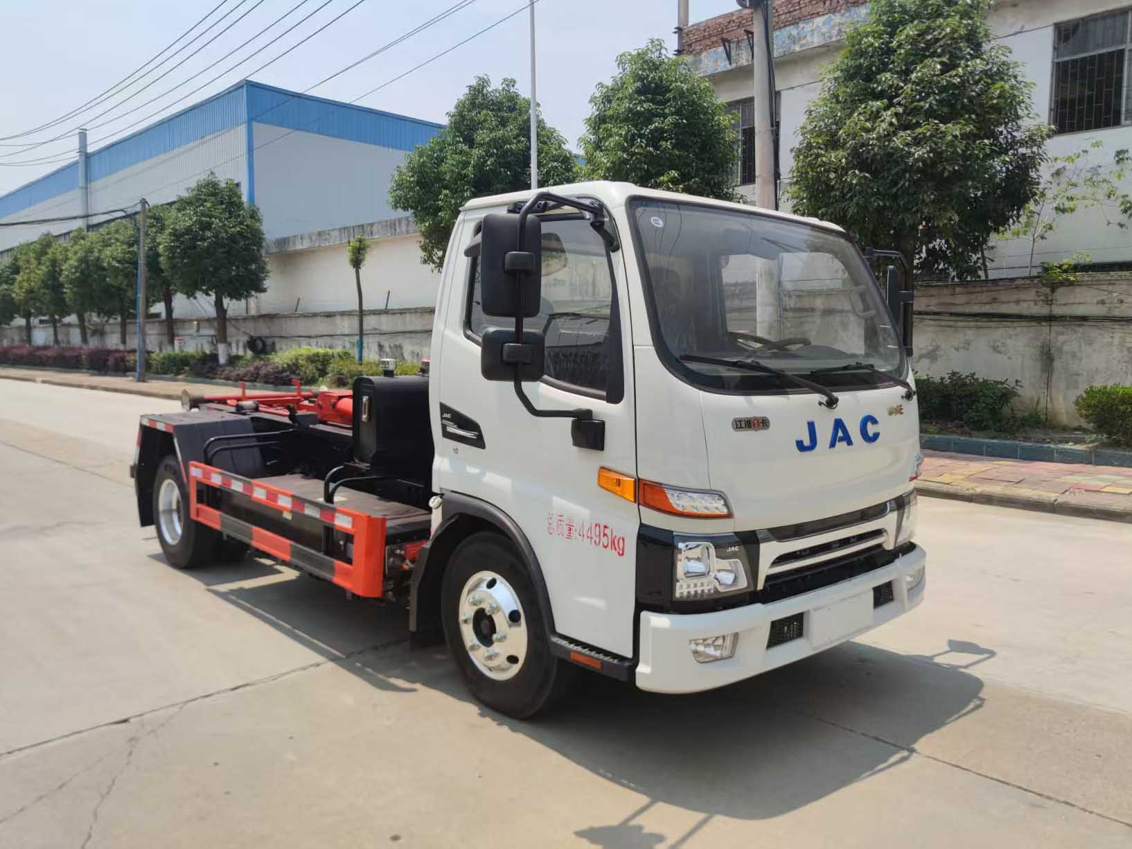 炎帝牌SZD5040ZXXHFCBEV纯电动车厢可卸式垃圾车