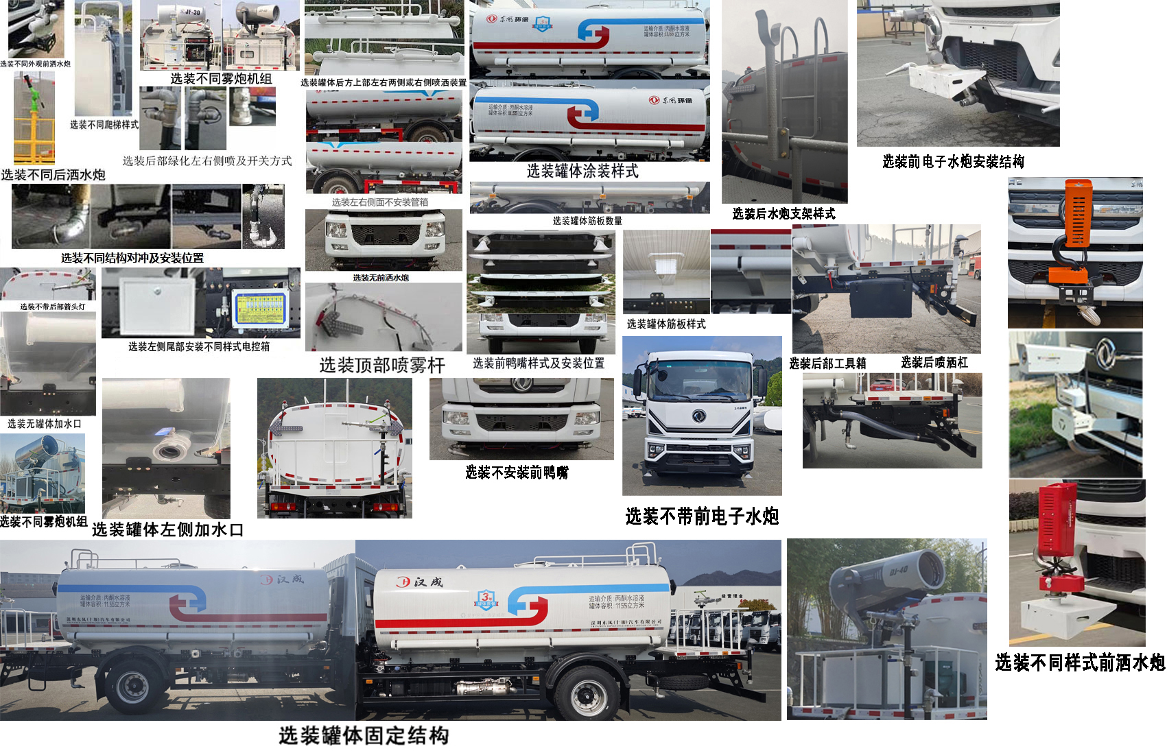 漢成牌HCS5182GPSSEQ6綠化噴灑車(chē)公告圖片