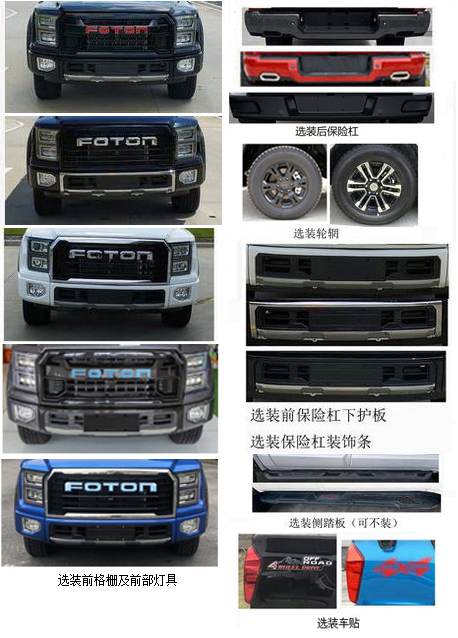 福田牌BJ5037XGCEV7純電動工程車公告圖片