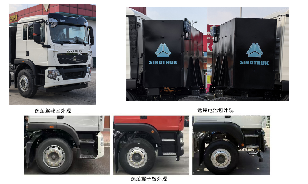 石煤牌SMJ5312ZXXZBEV纯电动车厢可卸式垃圾车公告图片
