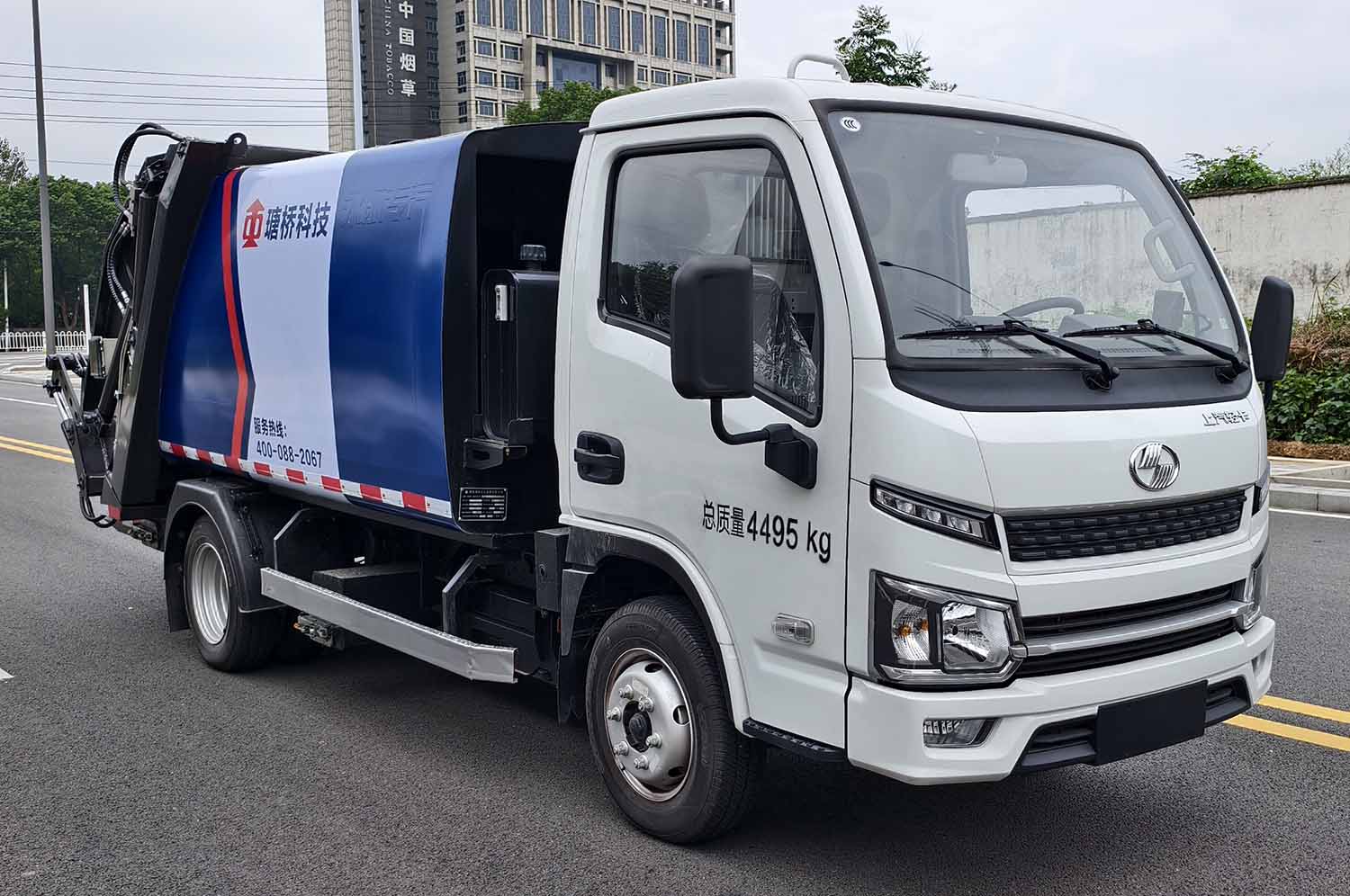 瑭桥牌TQH5040ZYSSHBEV纯电动压缩式垃圾车