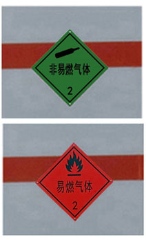 易燃气体厢式运输车图片