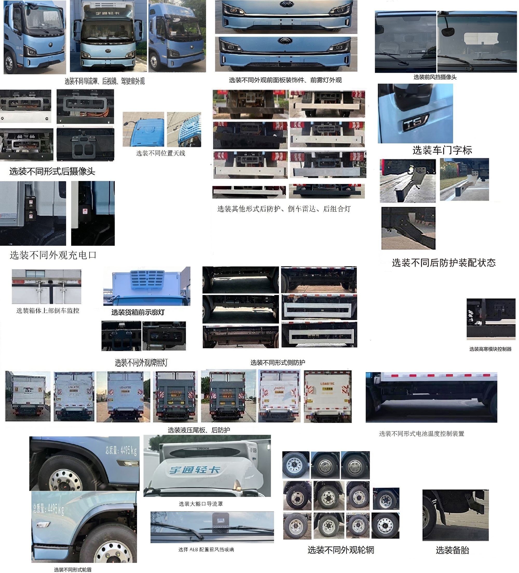 宇通牌ZKH5045XLCBEVA11純電動(dòng)冷藏車公告圖片