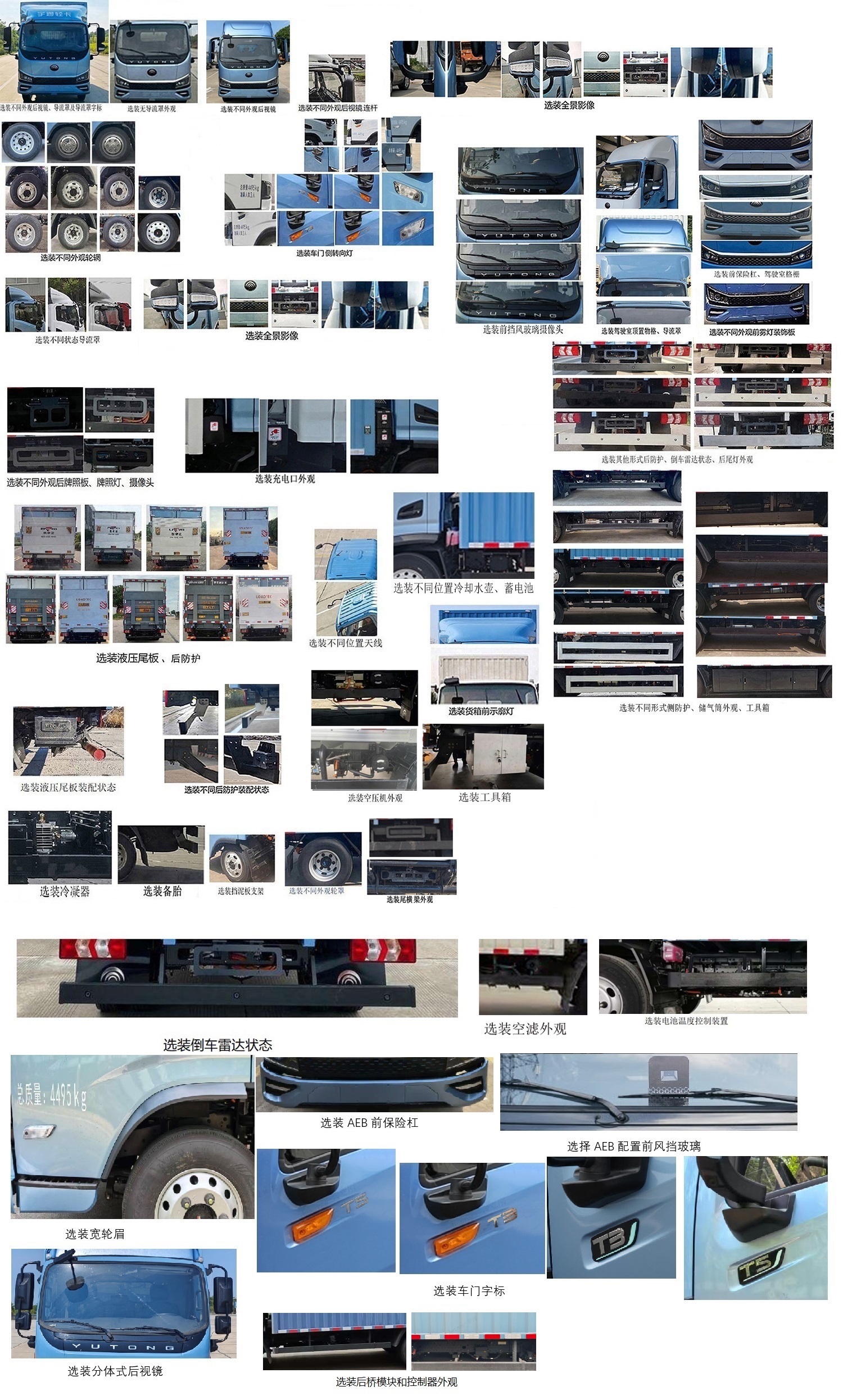 宇通牌ZKH5045XXYBEVA254纯电动厢式货车公告图片