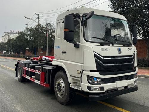 圣洲牌LVZ5187ZXXDNBEV纯电动车厢可卸式垃圾车