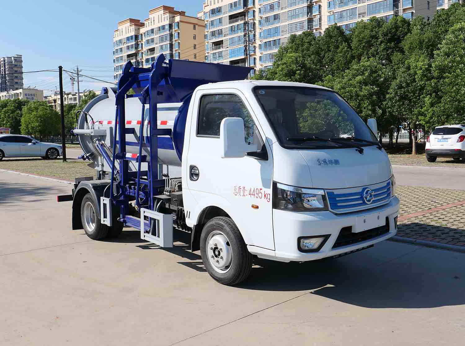 HCQ5040TCADFDBEVCY 华通牌纯电动餐厨垃圾车图片