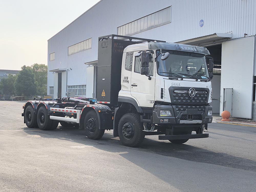 乐洁牌JLL5310ZXXDFBEV换电式纯电动车厢可卸式垃圾车