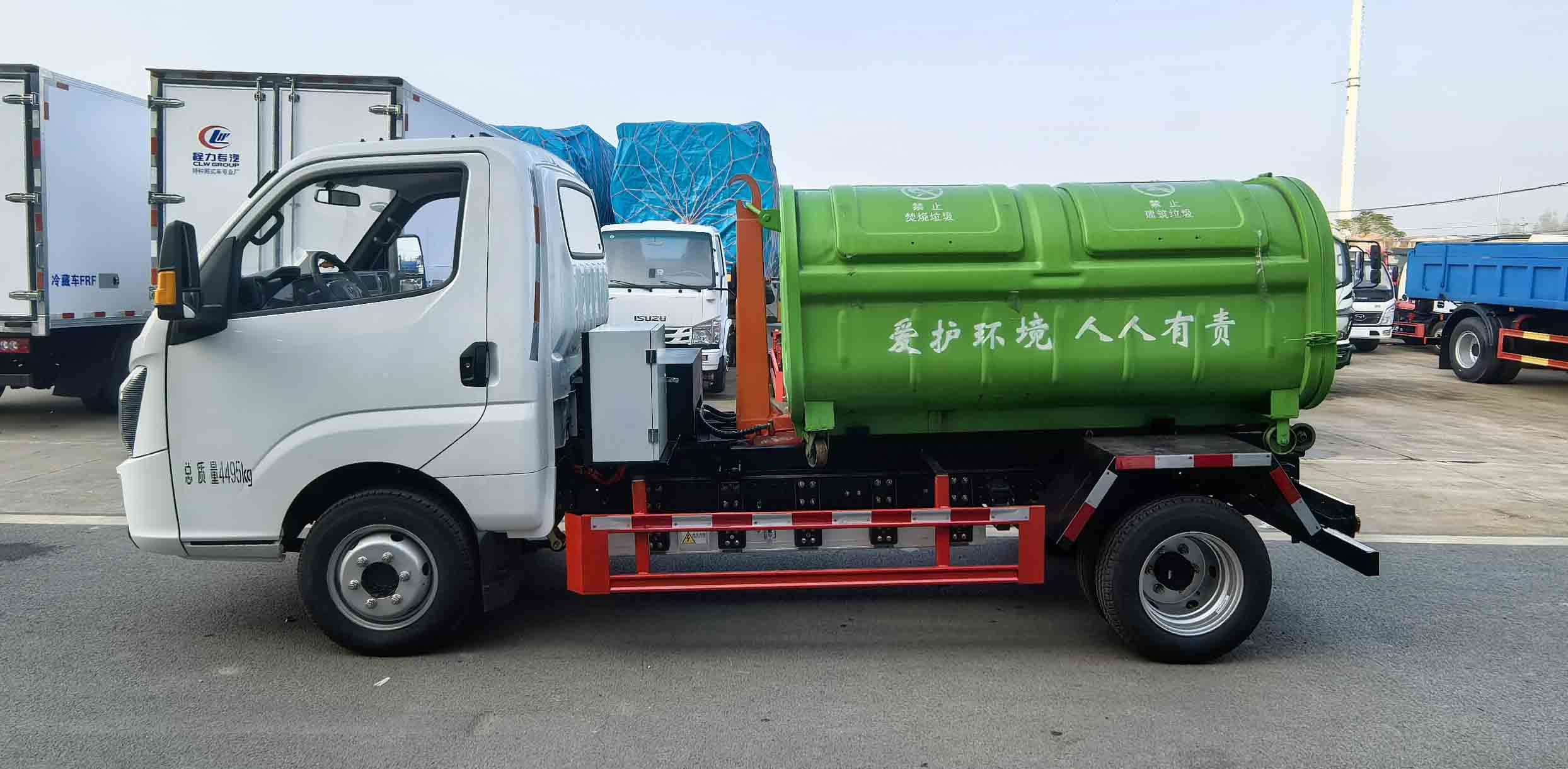 程力牌CL5040ZXXBEVACL纯电动车厢可卸式垃圾车公告图片