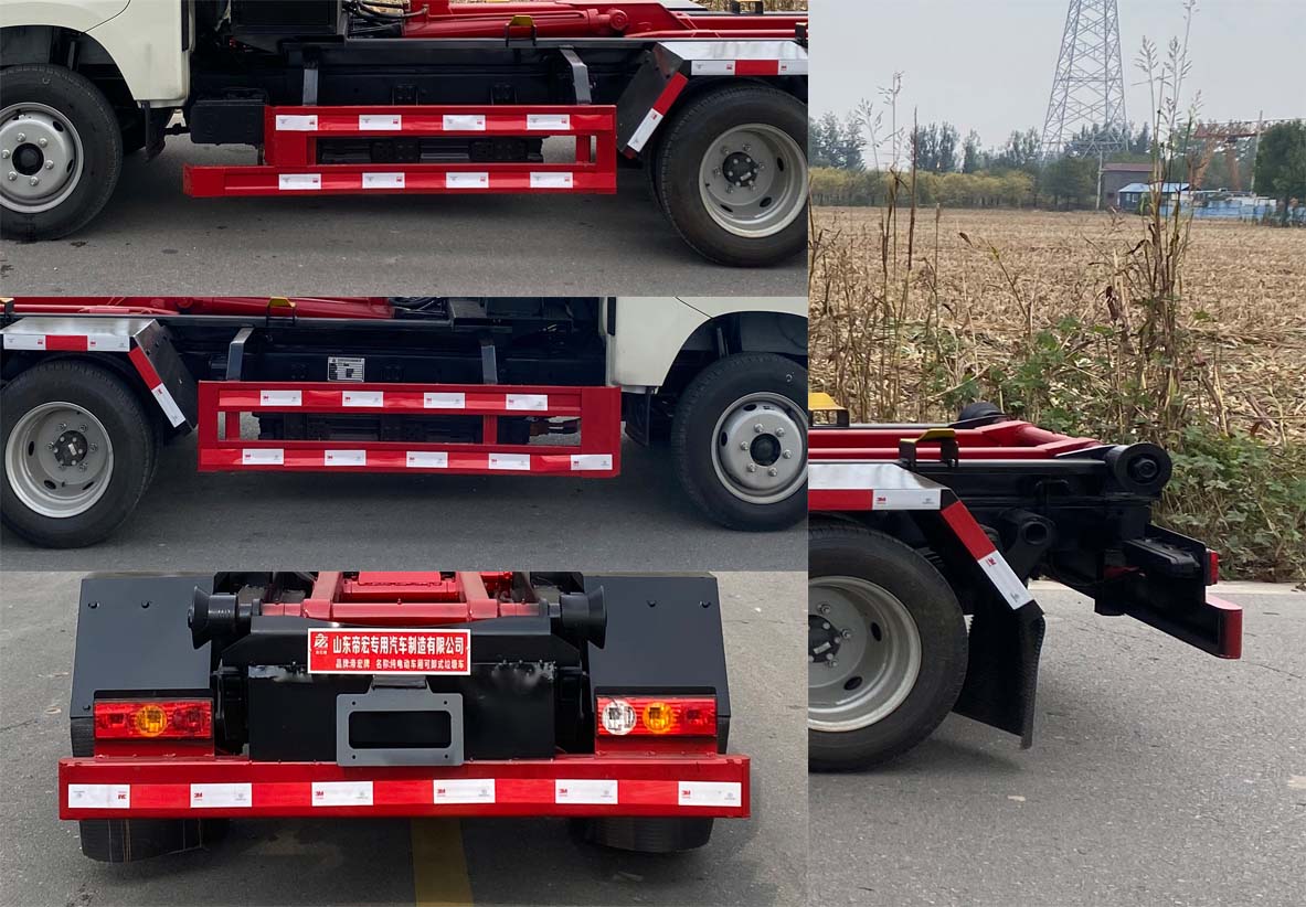 帝宏牌YTH5040ZXXBJEV纯电动车厢可卸式垃圾车公告图片