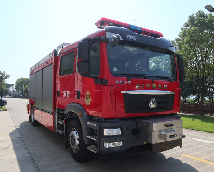 启敬牌QHV5160TXFHJ100/SD6化学救援消防车