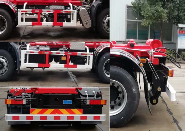 三聯(lián)牌YSY5255ZXXE6車廂可卸式垃圾車公告圖片