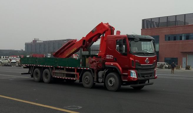乘龙牌LZ5315JSQH5FC1随车起重运输车公告图片