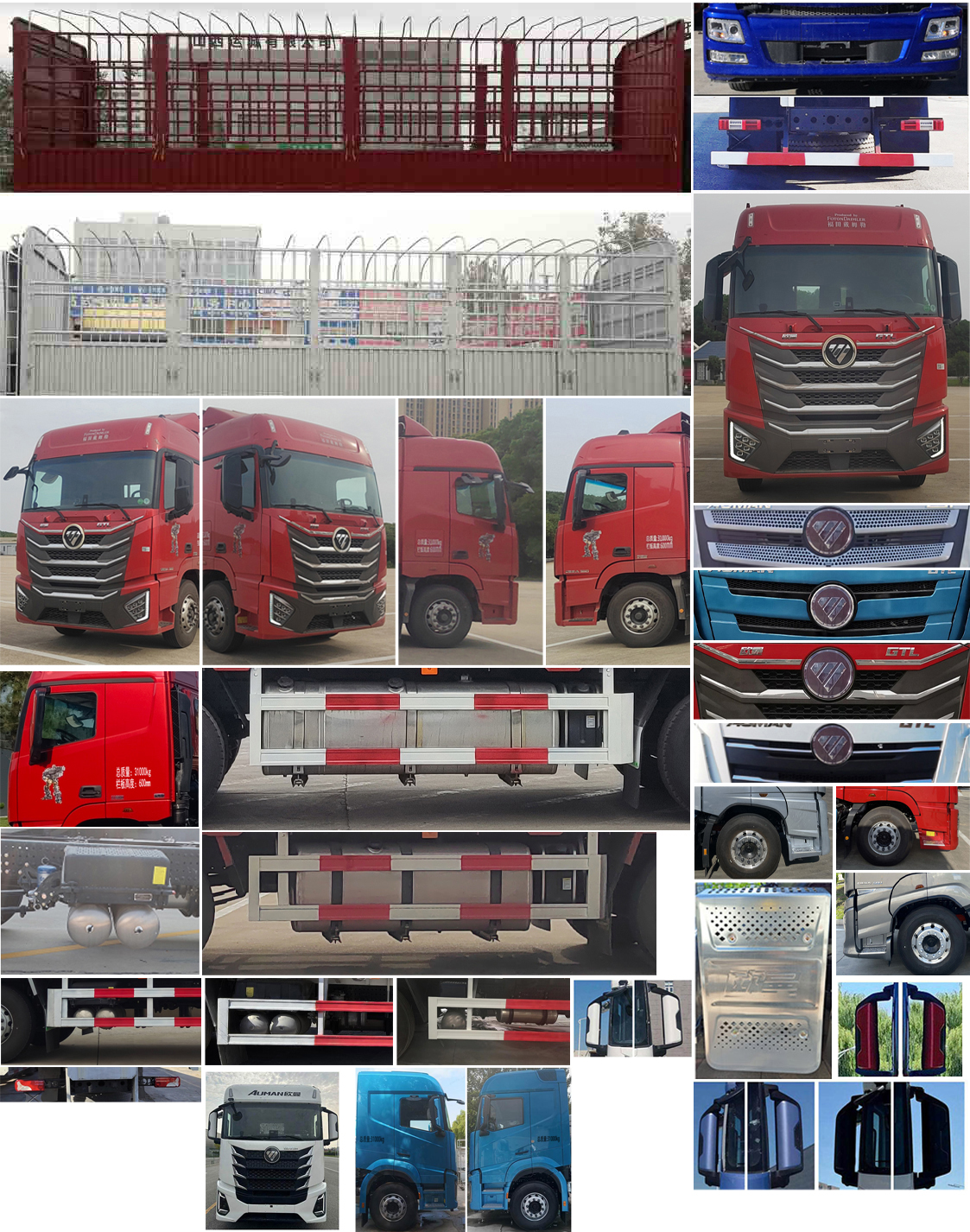歐曼牌BJ5319CCYY6JRL-01倉柵式運輸車公告圖片