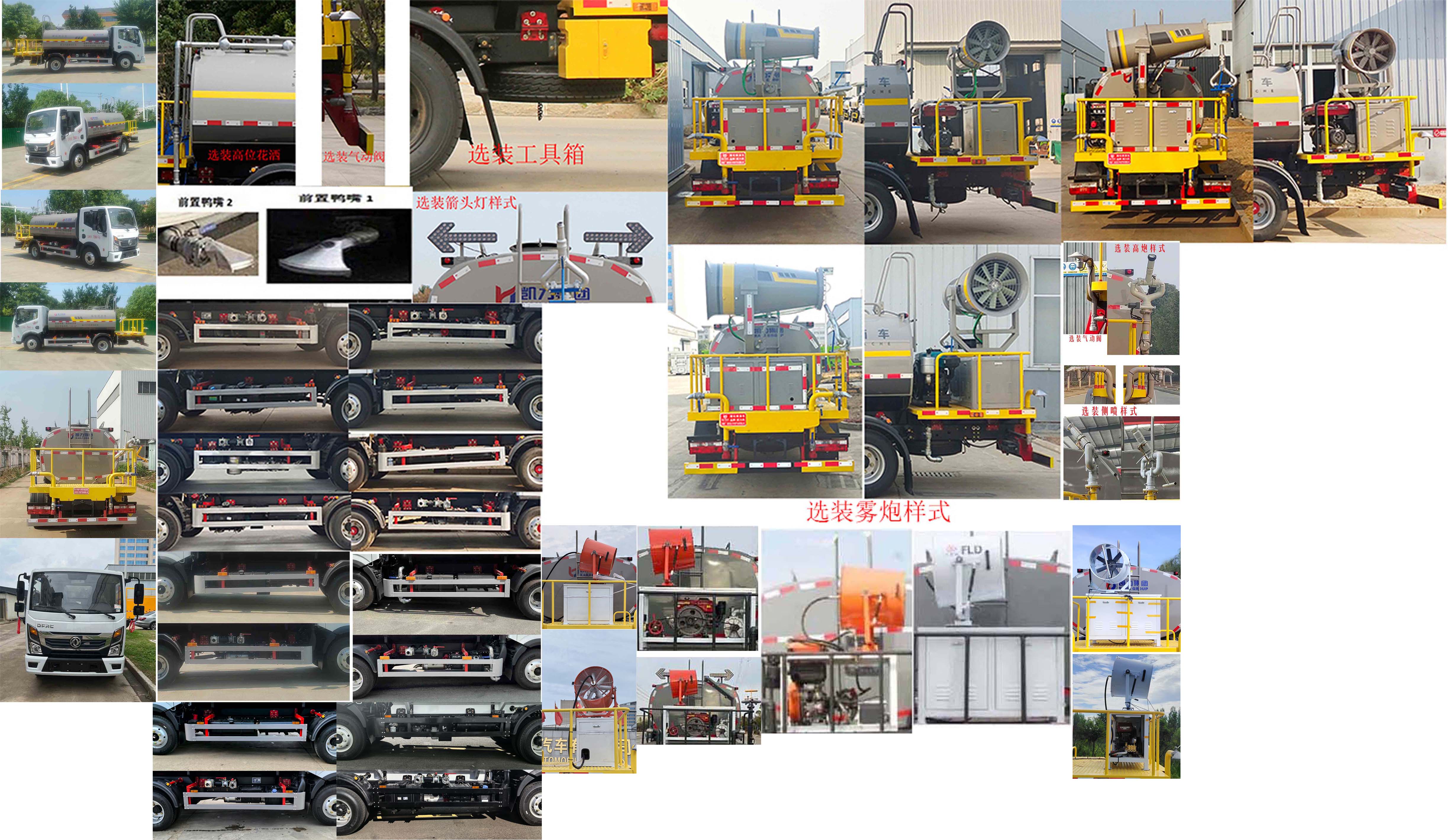 东风股份多利卡D6 KLF5070GPSE6绿化喷洒车公告图片