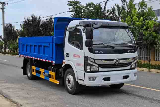 东风股份多利卡D7 HTX5120ZLJL6自卸式垃圾车公告图片