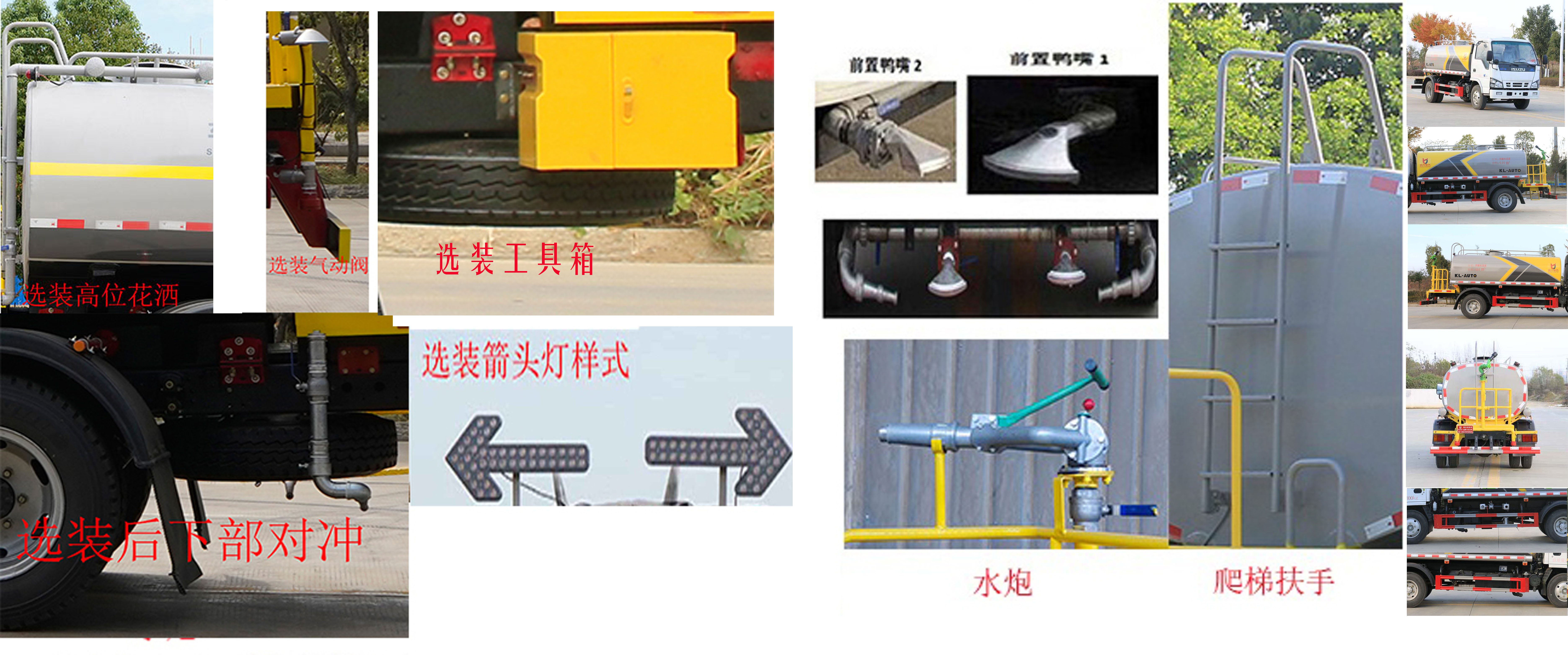 凯力风牌KLF5070GPSJ6绿化喷洒车公告图片