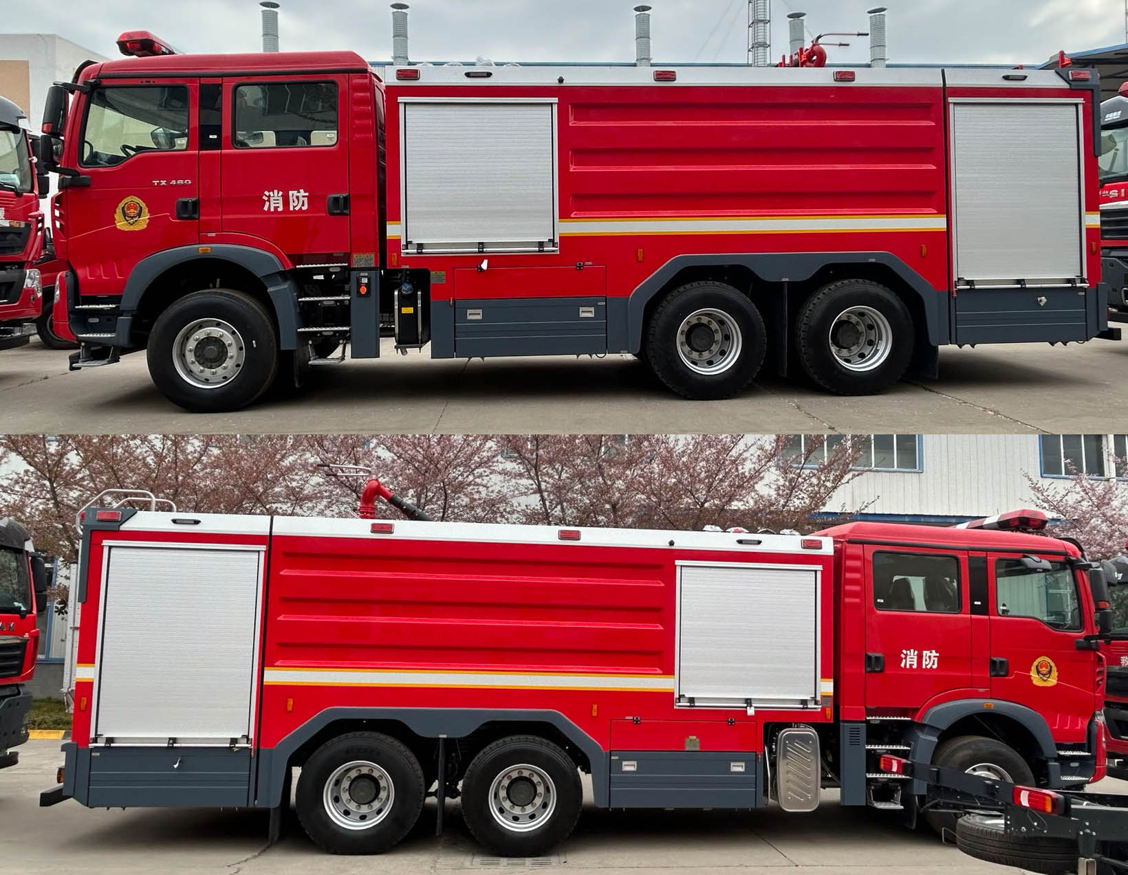 银河牌BX5280GXFPM120/HT6泡沫消防车公告图片