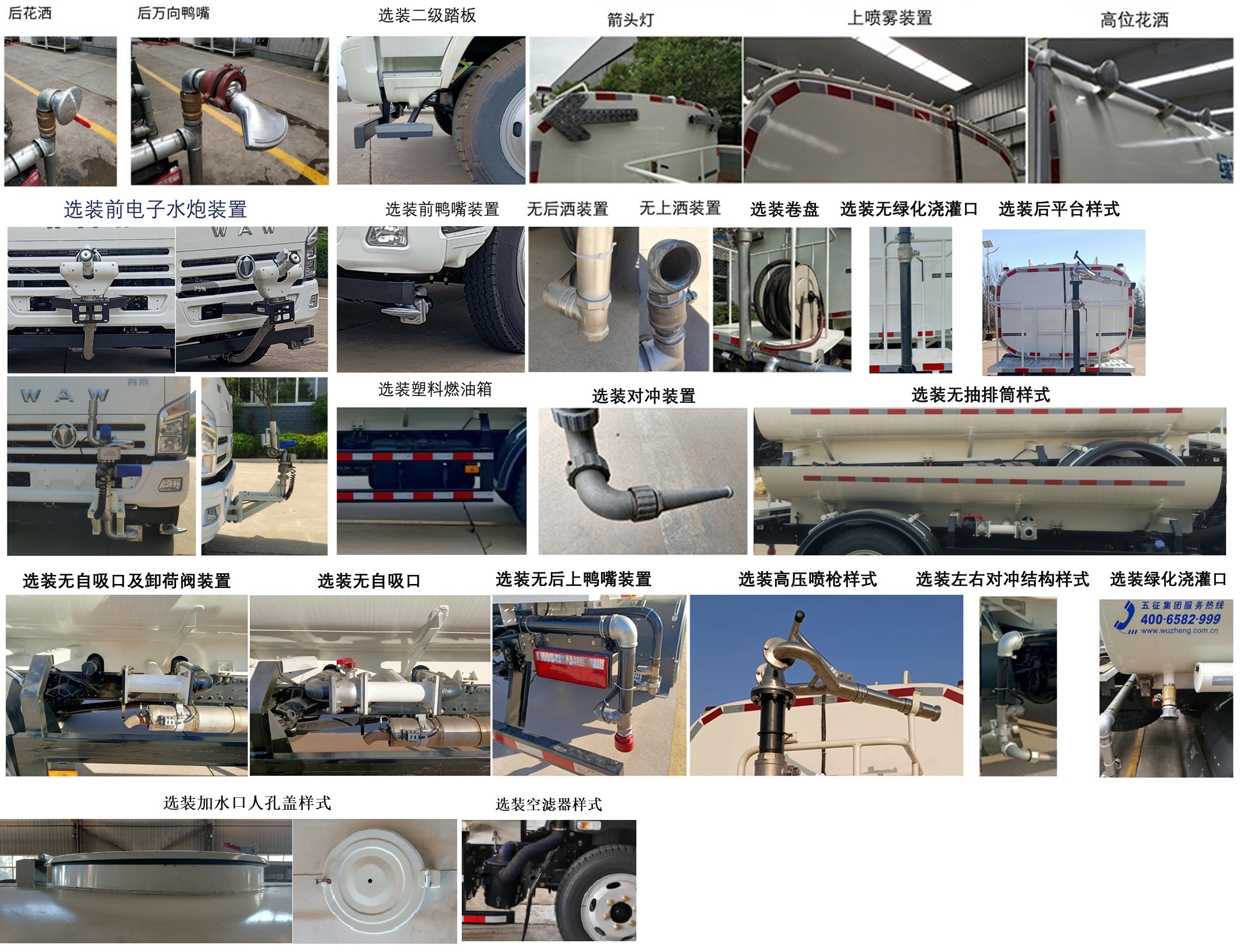 五征牌WZK5120GPSW63K6绿化喷洒车公告图片