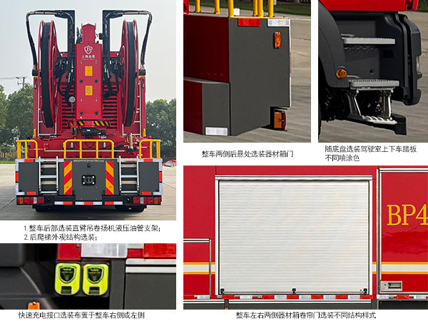 金盛盾牌JDX5290TXFBP400/YDXZSD6泵浦消防车公告图片
