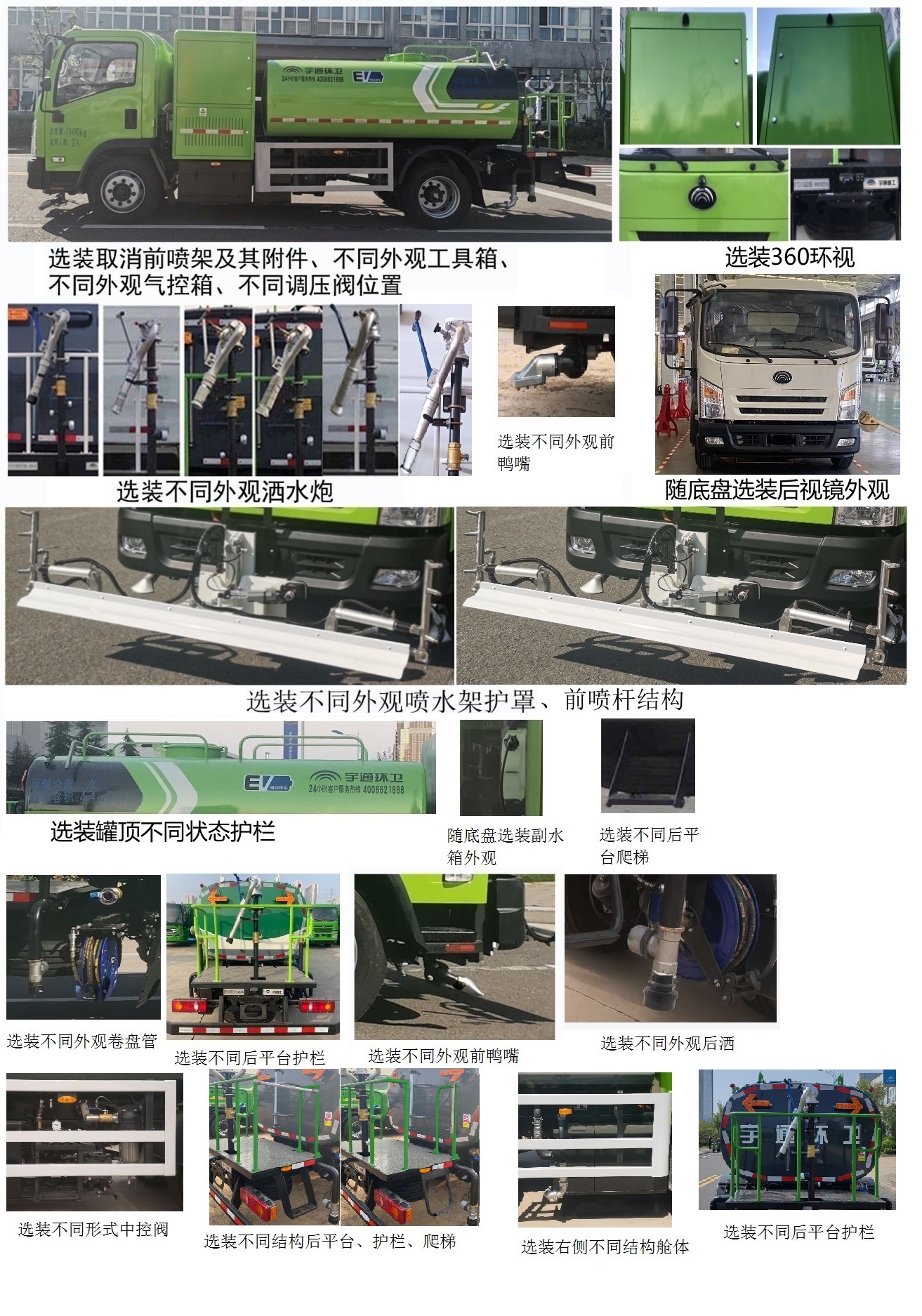宇通牌YTZ5101GQXD1BEV纯电动清洗车公告图片