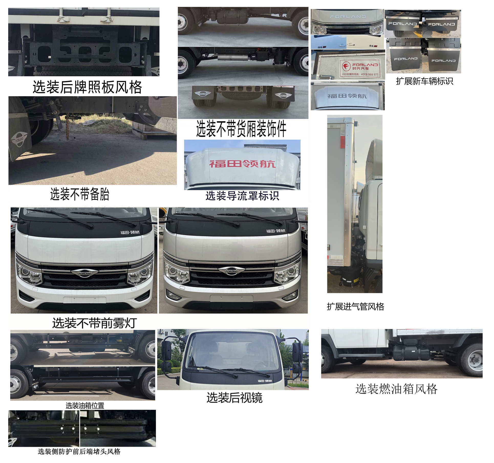 福田牌BJ5035XXY4JV6-16厢式运输车公告图片