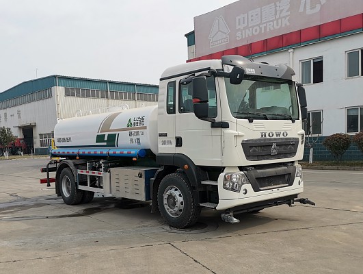 綠葉牌JYJ5187GSSEV純電動灑水車公告圖片