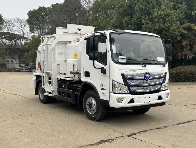 福田牌BJ5103TCAEV-H1純電動餐廚垃圾車公告圖片