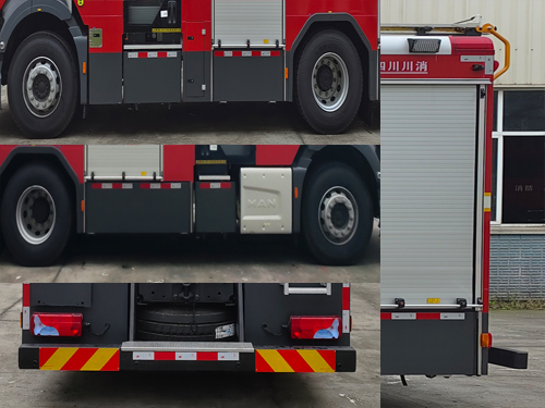 川消牌SXF5192GXFAP50/M1壓縮空氣泡沫消防車(chē)公告圖片