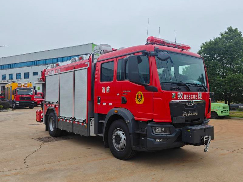 中联牌ZLF5140TXFJY180抢险救援消防车公告图片