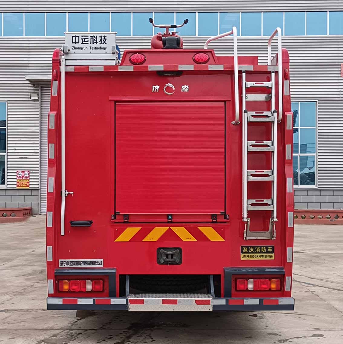 济淼牌JMF5190GXFPM80/G6泡沫消防车公告图片