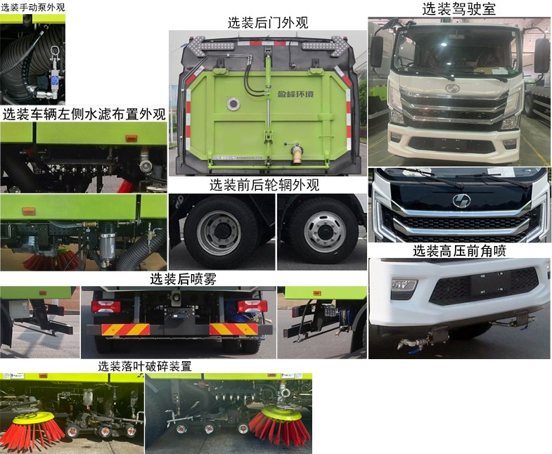 中联牌ZBH5120TXSSHCBEV纯电动洗扫车公告图片