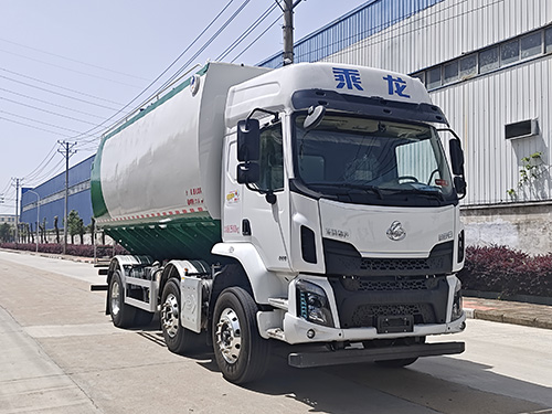 龙牧双星牌LMX5250ZSLLZ6散装饲料运输车公告图片