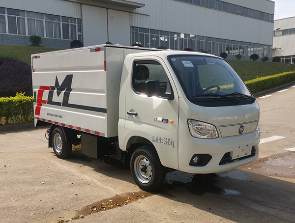福龍馬牌FLM5030XTYFSBEV純電動(dòng)密閉式桶裝垃圾車公告圖片