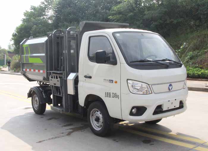 CLT5030ZZZBJBEV型纯电动自装卸式垃圾车图片