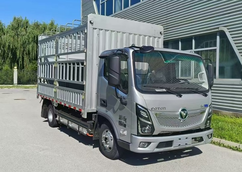 福田牌BJ5048CCYEV141纯电动仓栅式运输车公告图片