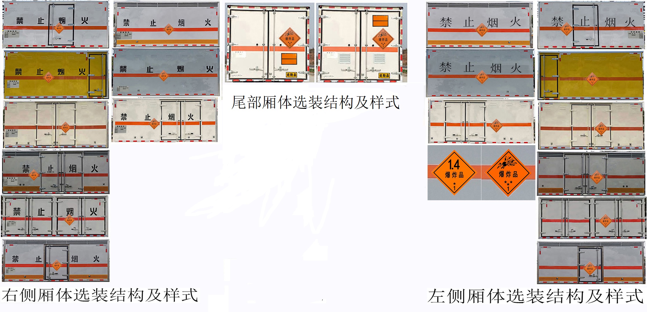 专威牌HTW5041XQYBJ6爆破器材运输车公告图片