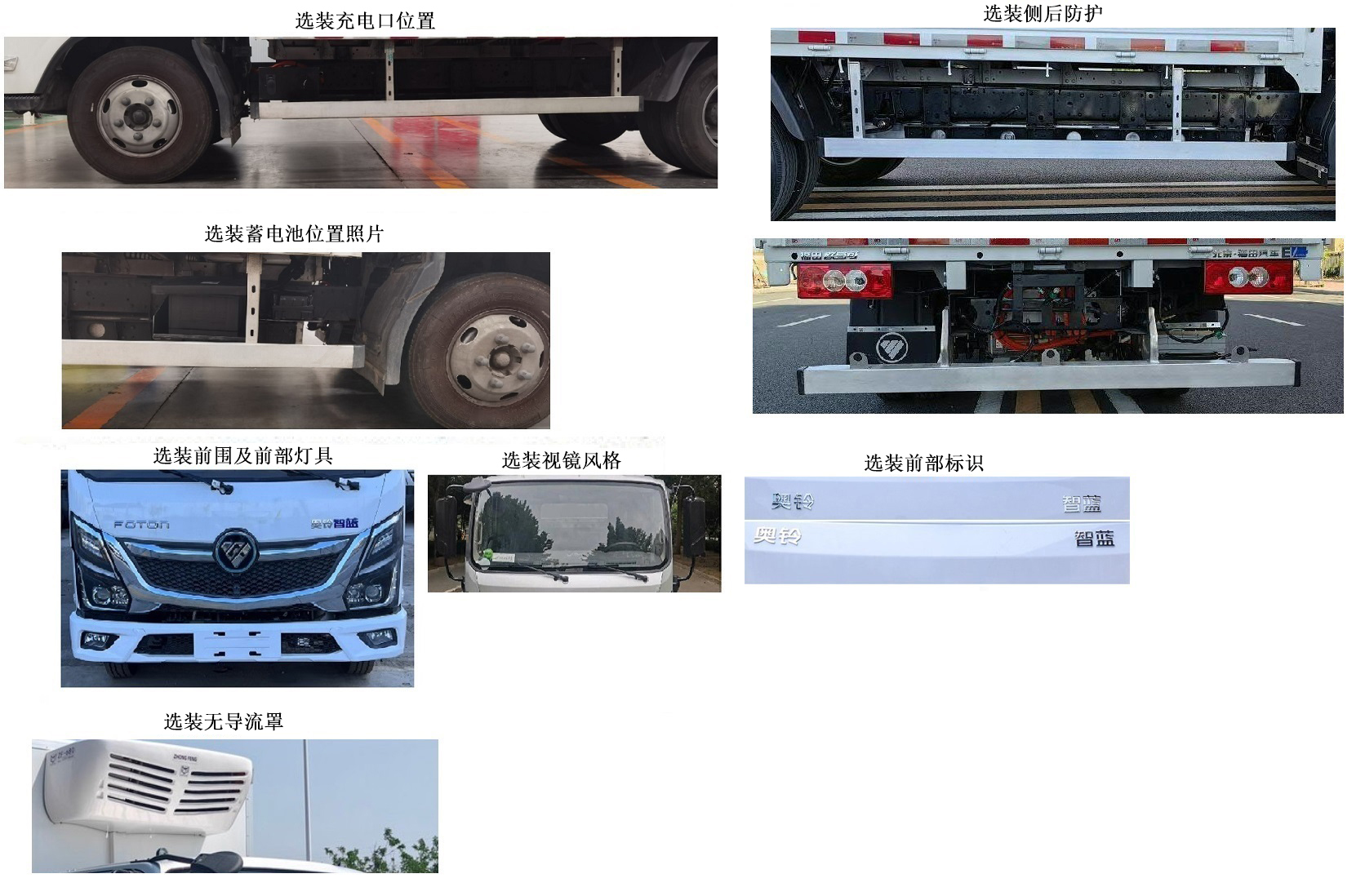 福田牌BJ5045XLCEV12纯电动冷藏车公告图片