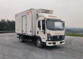 豪沃牌ZZ5047XLCK3414Z145BEVG5纯电动冷藏车