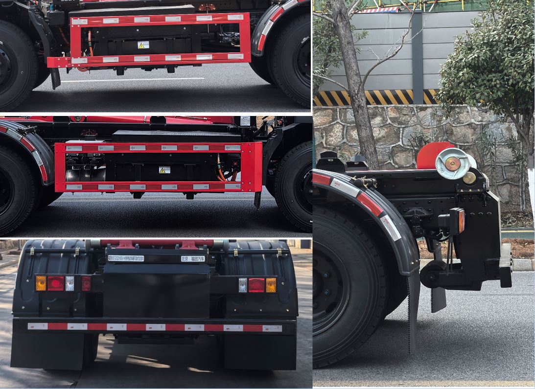 福田牌BJ5123ZXXEV-H1纯电动车厢可卸式垃圾车公告图片