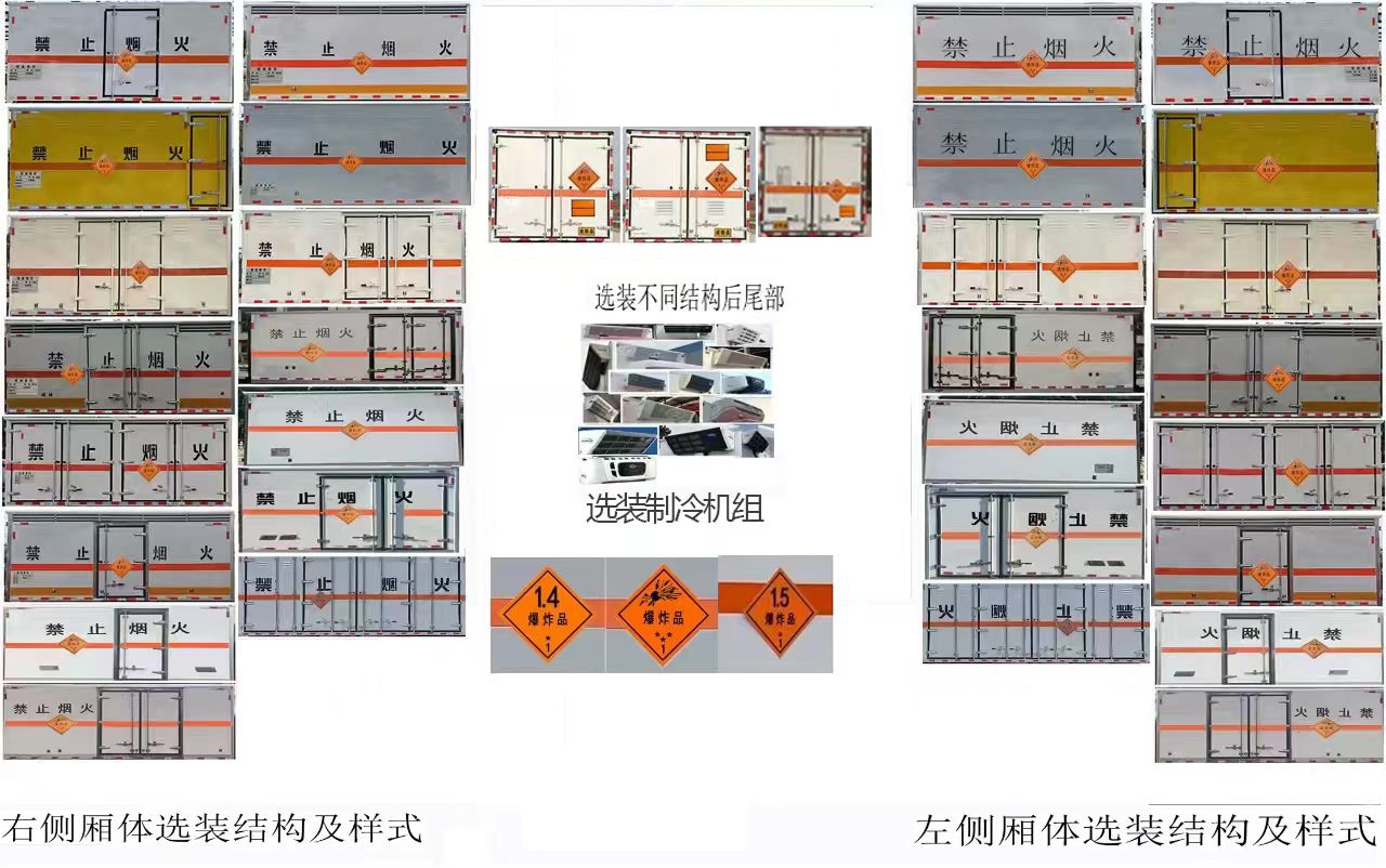 专威牌HTW5120XQYBJ6爆破器材运输车公告图片