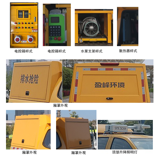 盈峰牌ZBH5040TPSQLE6大流量排水抢险车公告图片