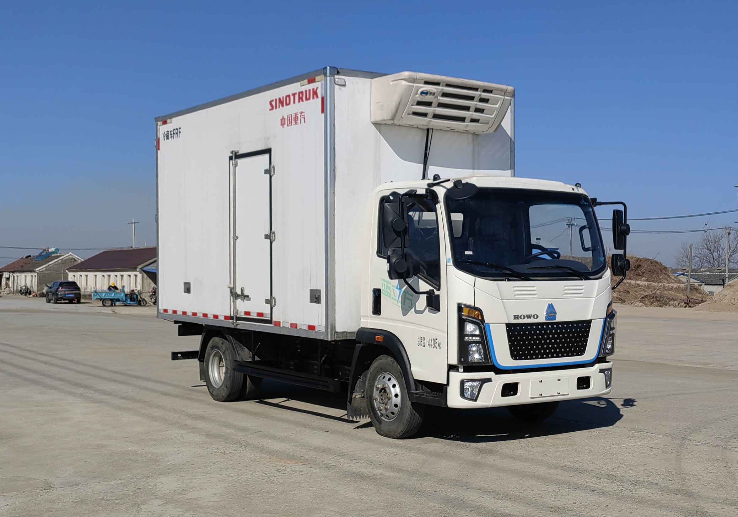 豪沃牌ZZ5047XLCH3414Z145BEV89纯电动冷藏车