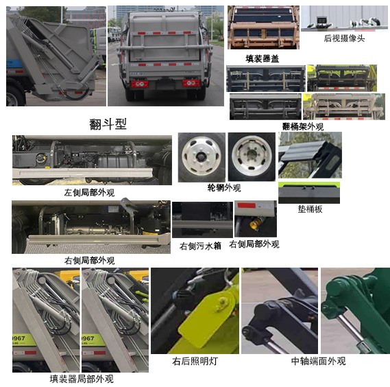 压缩式垃圾车图片