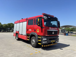 捷达消防牌SJD5183GXFAP50/SDA压缩空气泡沫消防车
